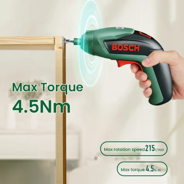 Bosch Electric Screwdriver Cordless 3.6V/1.5Ah 4.5Nm Home Diy Handheld Drill Household Maintenance Repair Power Tools - Image 2