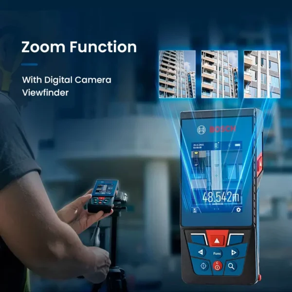 Bosch GLM 100-25 C Laser Rangefinder 100M Distance Meter Integrated 5MP Camera Hight Precise Red Laser Range Finder Measure tool - Image 3