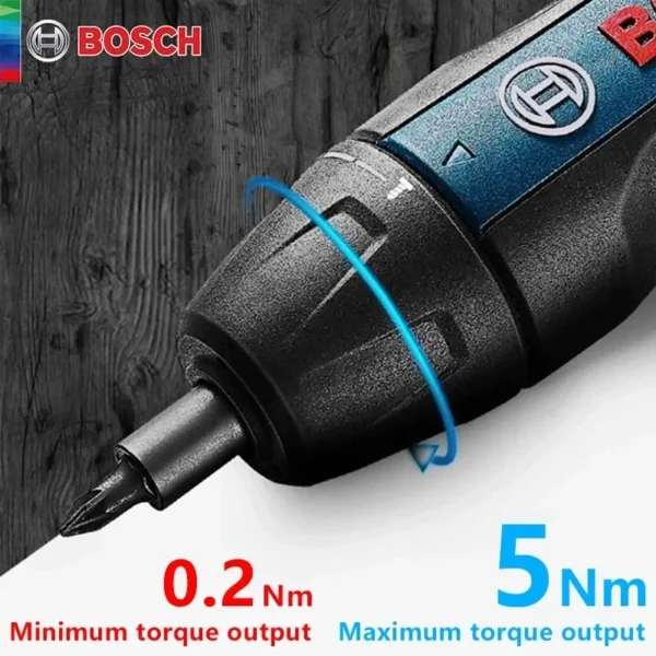 Bosch GO2 Eectric Screwdriver Set 5Nm Cordless Mini Hand Drill Multi-Function 3.6V Rechargeable Screw Driver Home DIY Power Tool - Image 2