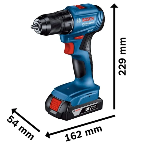 Bosch 18V Cordless Drill Electric Screwdriver Gsr 185-Li Brushless Rechargeable Battery Drill Driver Power Tools for Metal Wood - Image 4