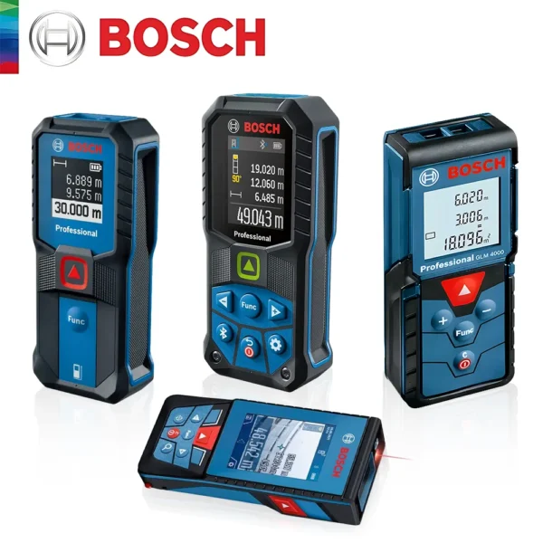 Bosch Laser Rangefinder 30/40/50/100m Distance Meter High-precision Laser Level Electronic Bluetooth Measuring Tools GLM 50-27CG