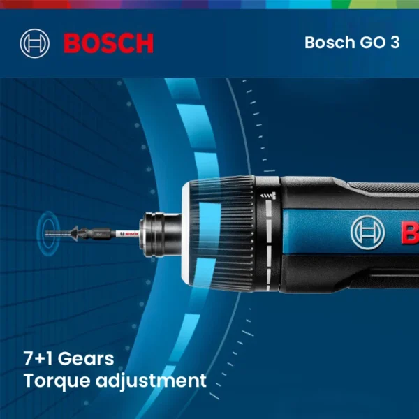 Bosch GO 3 Electric Screwdriver Set 3.6V 5Nm Cordless Mini Hand Drill Rechargeable Screw Driver Bosch Multi-Function Power Tool - Image 5