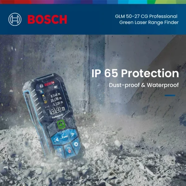 Bosch Green Laser Measure GLM 50-27 CG 50M Laser Rangefinder Ip65 Bluetooth App Remote Control Professional Distance Meter Ruler - Image 6
