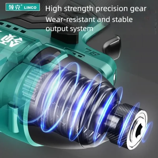 Brushless Electric Drill Tapping Cordless Impact Drill Metal Ratchet Chuck Electric Hand Drill Household Electric Screwdriver - Image 4