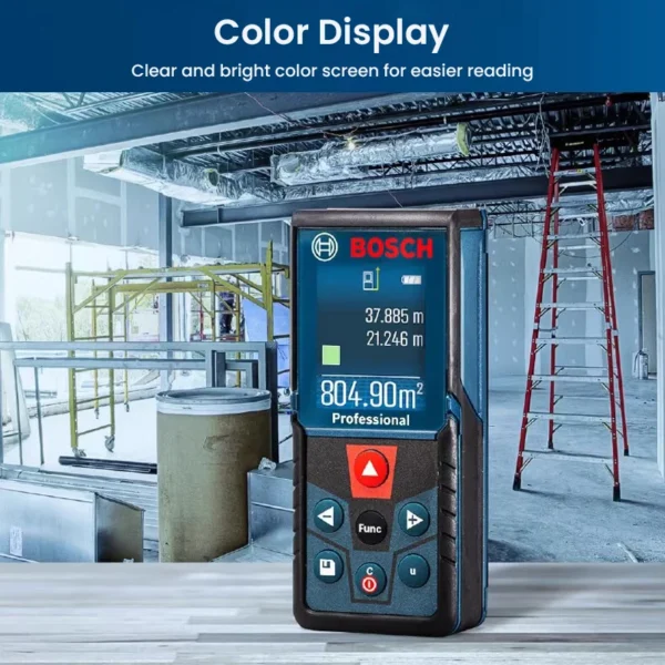 Bosch GLM 400 Laser Rangefinder Color Screen Display 40M Distance Meter 5 Modes High Precision Laser Ruler Measurement Tools - Image 2