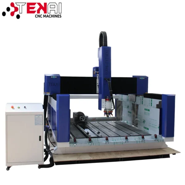 TEM1212-4 axis 3d milling machine with swing head rotation axis cnc engraving machine for wood cnc router china price