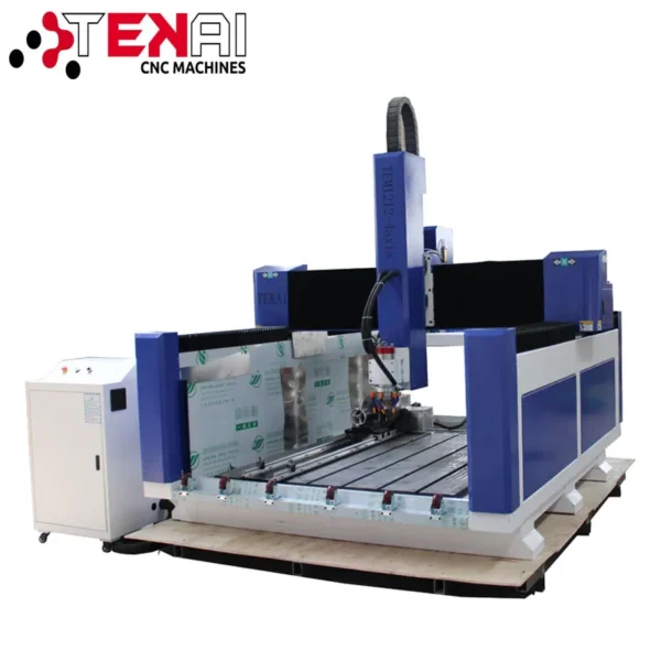 3d models cnc stl swing head rotation axis cnc milling machine for engraving and cutting cnc woodworking router machine - Image 2
