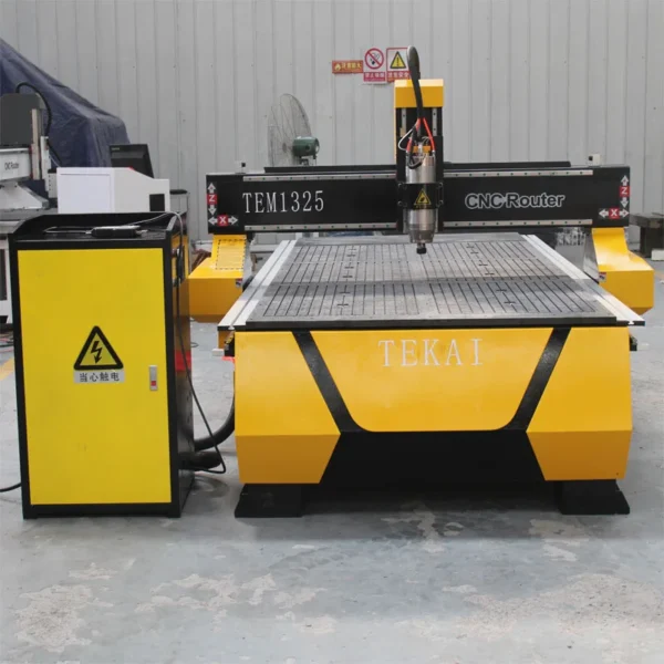 High Productive Wood 3d CNC Milling Drilling Machine Wooden Door Making Cutting CNC Router With T-slot Table - Image 4