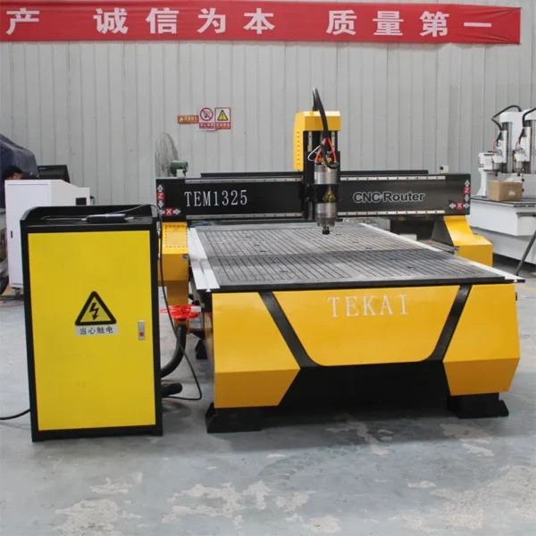 High Productive Wood 3d CNC Milling Drilling Machine Wooden Door Making Cutting CNC Router With T-slot Table - Image 2