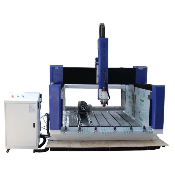3d models cnc stl swing head rotation axis cnc milling machine for engraving and cutting cnc woodworking router machine - Image 4