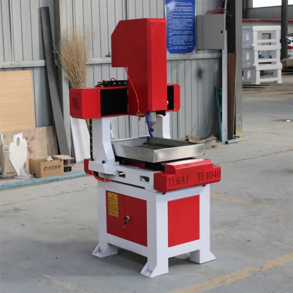 TE4040 Factory Price CNC Router 4 Axis CNC Milling Machine For Metal Aluminium Plate Cutting Machine - Image 5