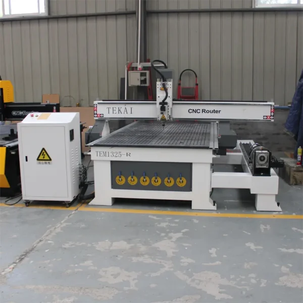 Tekai TEM1325-R high quality 4 axis metal engraving machine cnc milling machine for aluminium metal cutting machine - Image 2